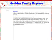 Tablet Screenshot of jenkinsdaycare.com